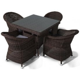 Обеденный комплект из ротанга Трифала