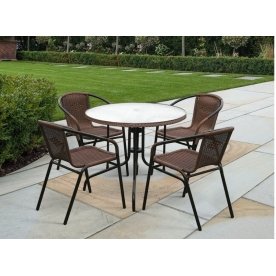 Обеденный комплект Николь-1A TLH-037AR3/080RR-D80 4+1