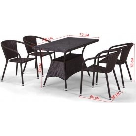 Обеденный комплект T198D/Y137C-W53