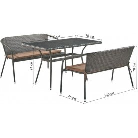 Обеденный комплект T198D/S139B-W53