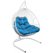 белый / голубой