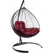 черный / бордовый