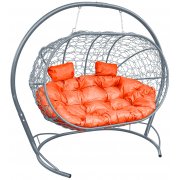 серый / оранжевый