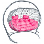 серый / розовый