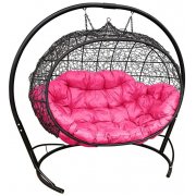 черный / розовый