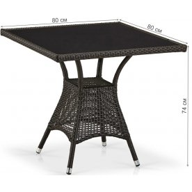 Стол T197BNS-W53-80x80