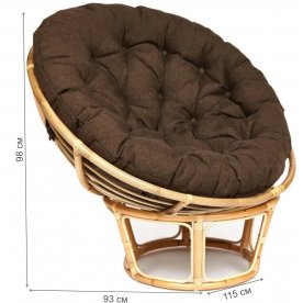 Кресло из ротанга Papasan Eco P115-1/SP STD