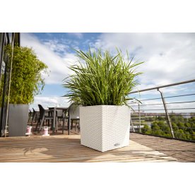 Кашпо Lechuza 15372 CUBE Cottage 30 Гранит