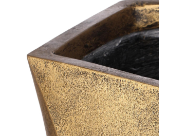 Кашпо Геометри Ромб DSQUARE25-GLD