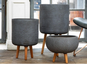 Кашпо Ханни Круглое HON-CLNDR-G-37