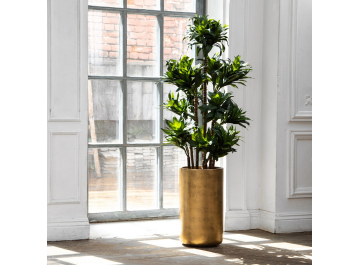 Кашпо Крисмас Высокое V-XMAS-GLD-32