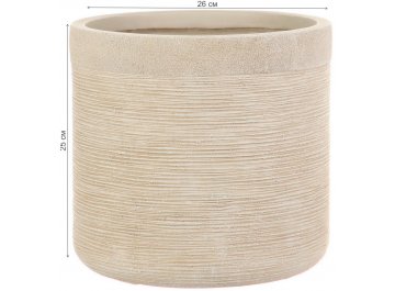 Кашпо Флоранжери Круглое D26 H25 SCRBR26-BB