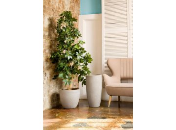 Кашпо Лотус Высокое Круглое D24 H46 MESHV24-T