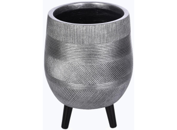 Кашпо Страйп WSTRIPR-31-SLV