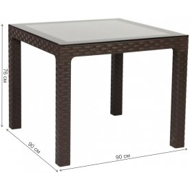 Обеденный комплект из пластика Arizona Alberta