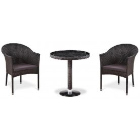 Кофейный комплект из ротанга T601/Y350A-W53