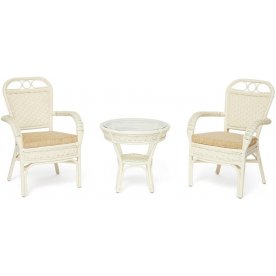 Кофейный комплект из ротанга Andrea TCH D60