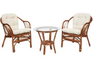 Кофейный комплект из ротанга New Bogota/Нью Богота