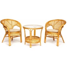 Кофейный комплект из ротанга Pelangi/Пеланги