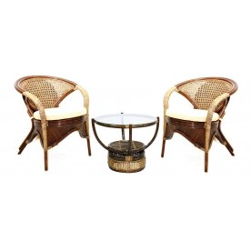 Комплект кофейный Rainbow браун