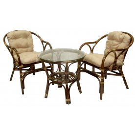 Комплект кофейный Terrace Set браун