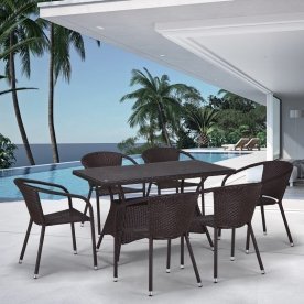 Обеденный комплект 6+1 T198D Y137C-W53 6Pcs