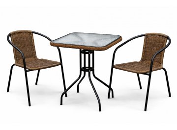 Кофейный комплект из ротанга Асоль