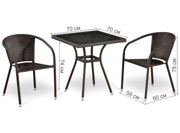 Обеденный комплект T282BNT Y137C-W53 2