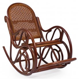 Кресло-качалка Moscow коньяк