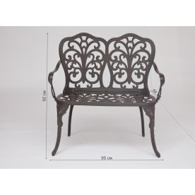 Металлическая скамья Symphonie/Симфония