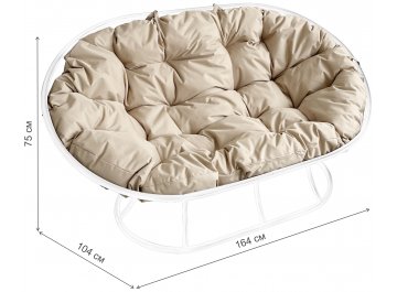 Металлический диван Мамасан