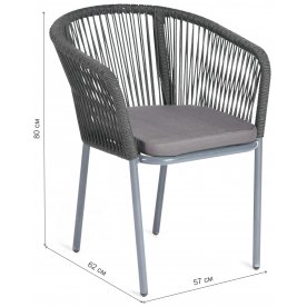 Обеденный комплект из металла Arndla