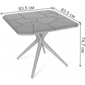 Обеденный комплект из пластика SHT-DS210