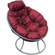 серый / бордовый