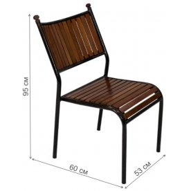 Металлический стул Бетта