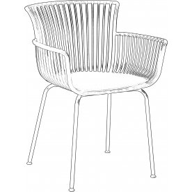 Металлический стул Surpika