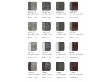 Диван пластиковый с подушками Maximo 2 терра / жемчуг