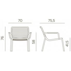 Пластиковое кресло 003/4025618000