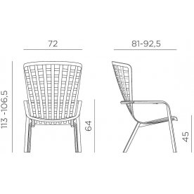 Пластиковое кресло 003/4030053/3630001152