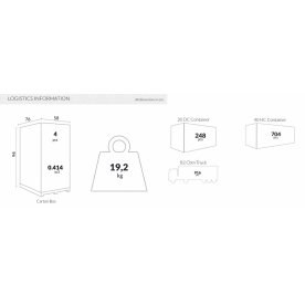 Кресло пластиковое Air XL оранжевый / оранжевый