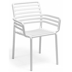 Кресло пластиковое Doga белый