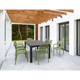 Кресло пластиковое Paris оливковый