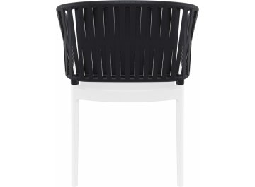 Кресло пластиковое Portofino белый / черный