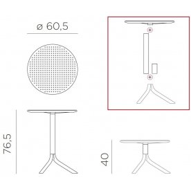 Пластиковый стол 003/4005616000