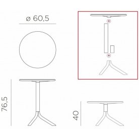 Пластиковый стол 003/4005875000