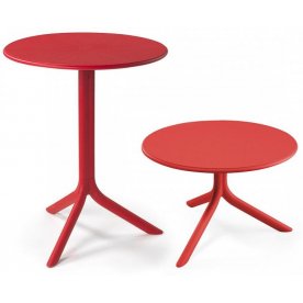 Стол пластиковый обеденный Spritz + Spritz Mini красный