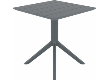 Стол пластиковый Paris Table 70 темно-серый