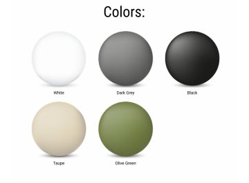 Стол пластиковый Sky Table Ø105 белый