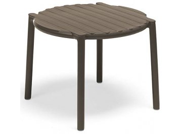 Столик пластиковый журнальный Doga табак