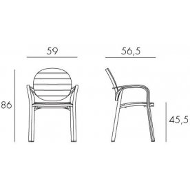 Пластиковый стул 003/4023700010